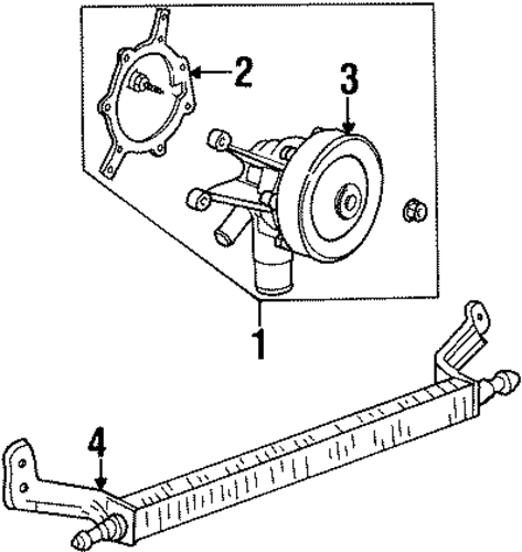 Sable POWER STEERING OIL COOLER 2