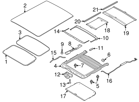 Electrical/Sunroof for 2013 Ford Flex #2