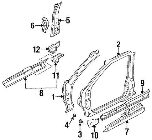 Rocker for 1995 Nissan Quest #0