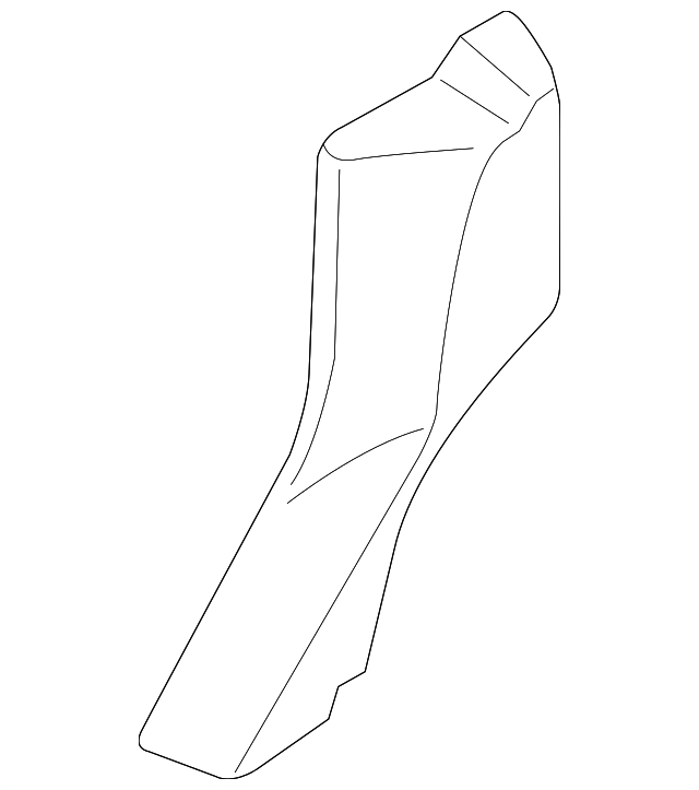 DT1Z-6131013-BA Деталь REAR TRIM, LEFT