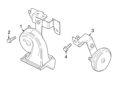 ELECTRICAL/HORN for 2016 Scion iA #1