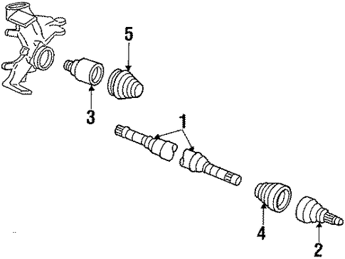 Tempo AXLE SHAFT