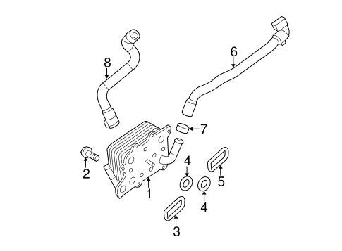 Oil Cooler for 2015 Ford F-350 Super Duty #0