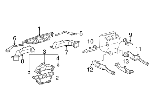 BODY/DUCTS for 2005 Toyota Camry #1