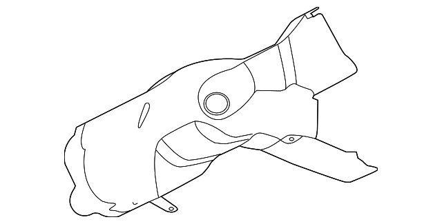 LR035113 Деталь HEAT SHIELD, LEFT