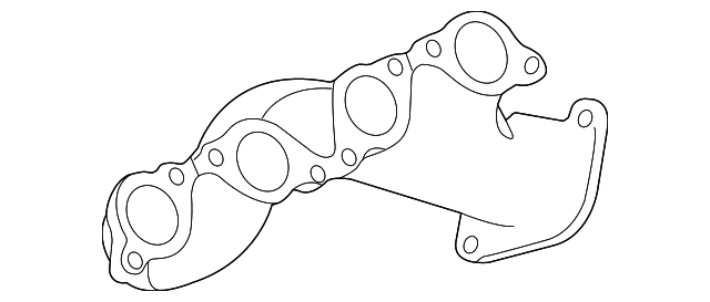 LR035109 Деталь EXHAUST MANIFOLD, LEFT