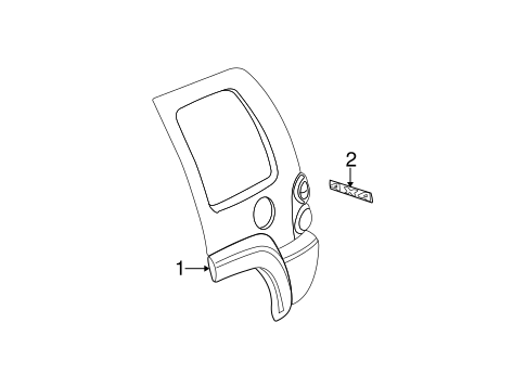 Liberty EXTERIOR TRIM - QUARTER PANEL