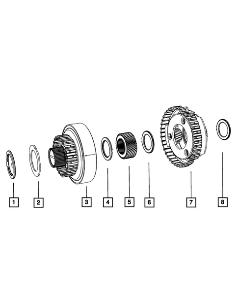 Gear Train for 2008 Dodge Ram 1500 #0