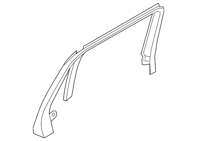 31366063 Деталь WINDOW TRIM, LEFT