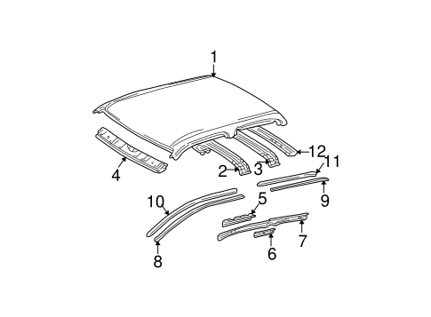 BODY/ROOF & COMPONENTS for 2002 Toyota Tacoma #3