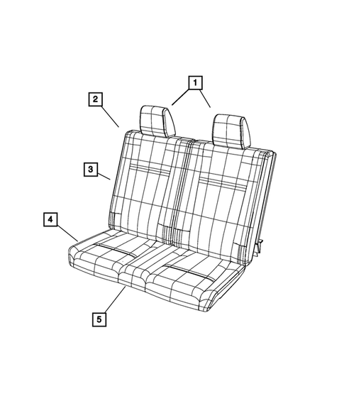 Rear Seats - Third Row for 2016 Dodge Journey #0