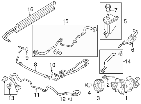 Panamera PUMP & HOSES 2