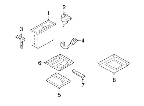 Entertainment System Components for 2008 Infiniti M45 #0