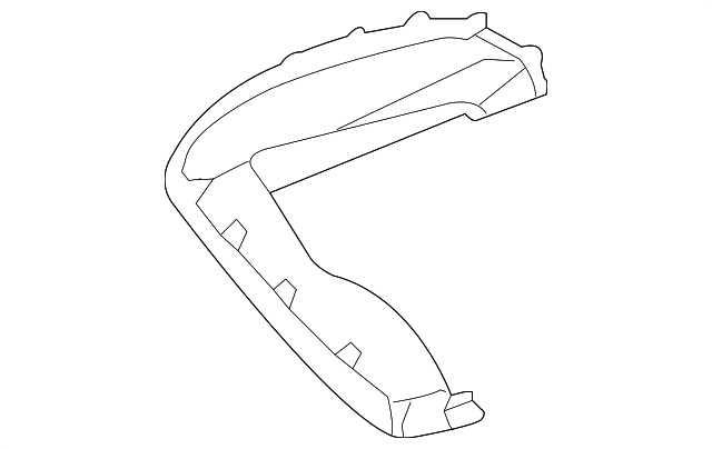 8693039 Деталь LOWER MOLDING