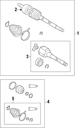 Vibe AXLE SHAFTS & JOINTS