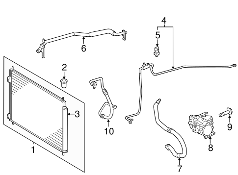 HVAC/SWITCHES & SENSORS for 2012 Toyota Prius C #1