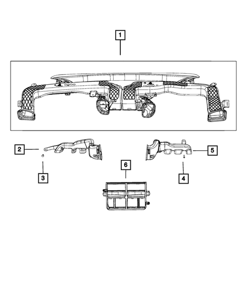 Air Ducts for 2017 Chrysler Pacifica #2