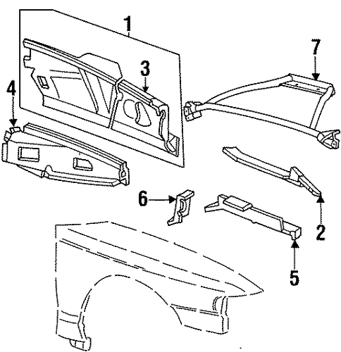 Mustang STRUCTURAL COMPONENTS & RAILS