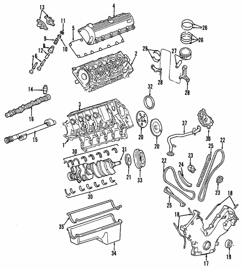 Engine/Engine Parts for 2000 Ford F-350 Super Duty #1