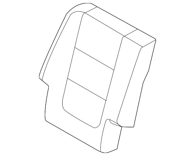 DB5Z-7866600-AA Деталь SEAT BACK COVER, RIGHT