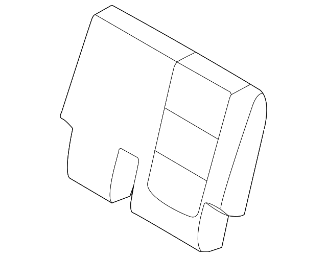 DB5Z-7866601-BA Деталь SEAT BACK COVER, LEFT
