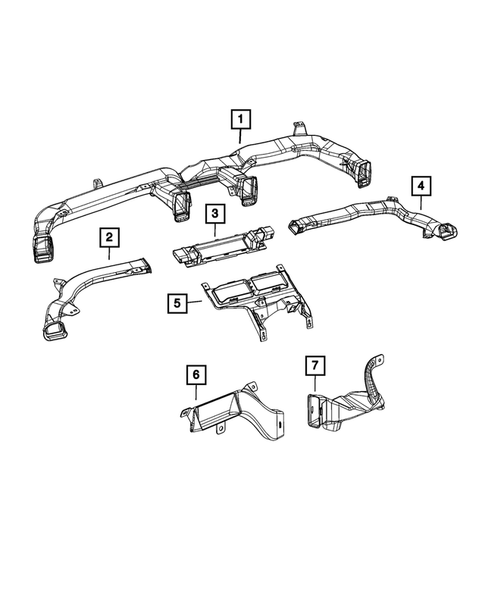 Air Ducts for 2021 Ram 2500 #2