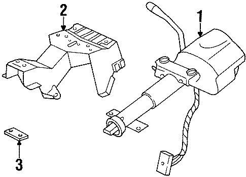 Aurora STEERING COLUMN ASSEMBLY