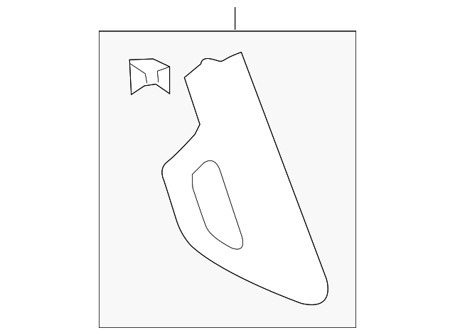 LR034976 Деталь DEFROSTER TRIM, RIGHT