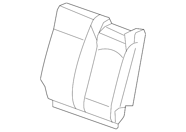 20865203 SEAT BACK COVER, LEFT