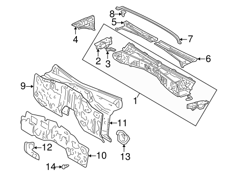 BODY/COWL for 2006 Toyota Land Cruiser #1