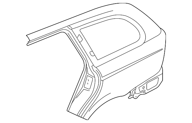 C2S30920 Деталь QUARTER PANEL, LEFT