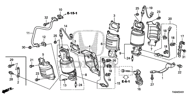 ENGINE/CONVERTER (V6) for 2012 Honda ACCORD SEDAN #1