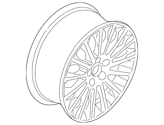 FP5Z-1007-A Деталь WHEEL, ALLOY
