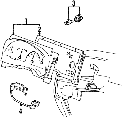 Instruments & Gauges for 2000 Ford Windstar #0