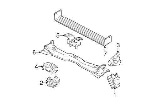 Mountaineer ENGINE & TRANS MOUNTING