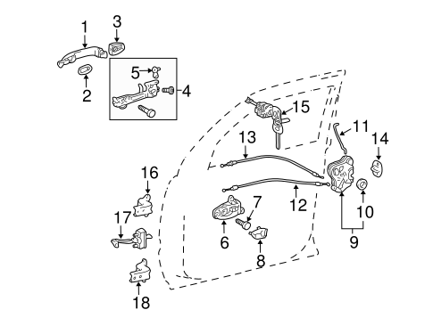 BODY/FRONT DOOR for 2014 Toyota 4Runner #1
