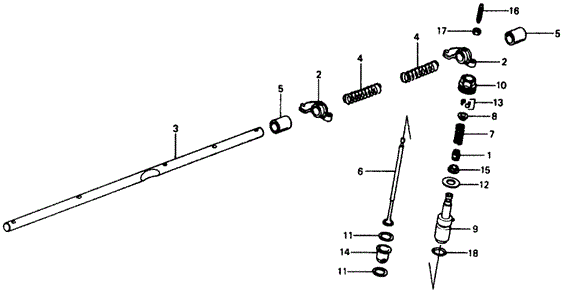 ENGINE/AUXILIARY VALVE ('76-'77) for 1976 Honda CIVIC COUPE #1