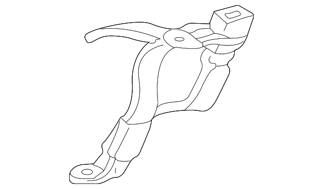 12477802 Деталь CENTER SEAT BELT