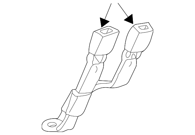 88934673 Деталь BUCKLE END