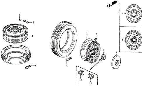 Wheels for 1987 Honda Civic #0
