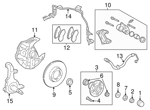 BRAKES/ANTI-LOCK BRAKES for 2000 Toyota Tacoma #3