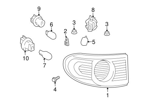 ELECTRICAL/BULBS - CHASSIS for 2008 Toyota FJ Cruiser #2