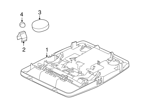 XJ OVERHEAD CONSOLE