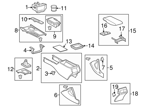 BODY/CONSOLE for 2007 Toyota Camry #2