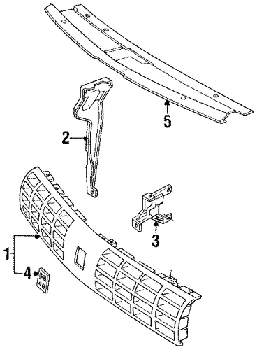 98 GRILLE & COMPONENTS