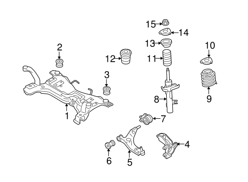 S40 SUSPENSION COMPONENTS