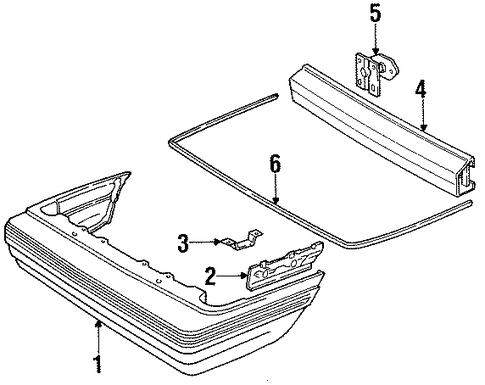 Tempo BUMPER & COMPONENTS - REAR
