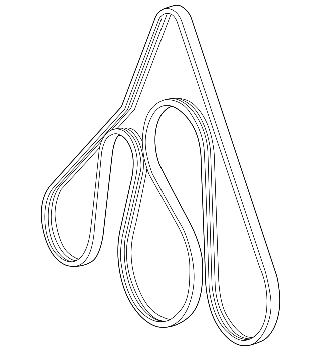 1L5Z-8620-AC Деталь SERPENTINE BELT