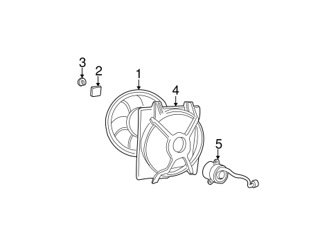 Cooling System/Cooling Fan for 2004 Hyundai Accent #1
