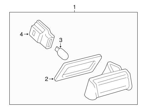 ELECTRICAL/LICENSE LAMPS for 2006 Toyota Camry #1